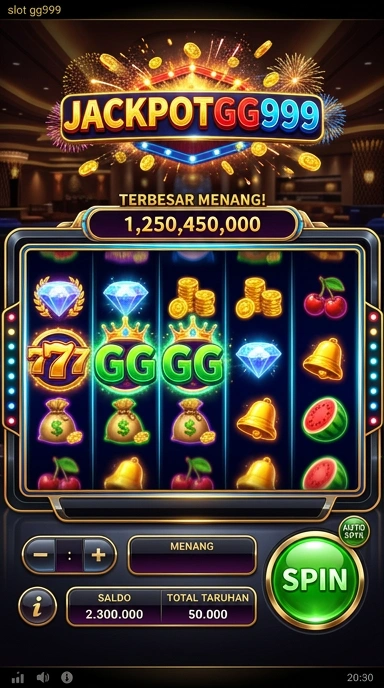 Tampilan antarmuka gg999 yang intuitif memudahkan navigasi.